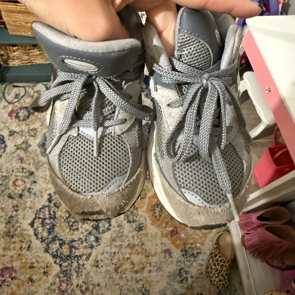 New Balance Kids Gray Sneakers